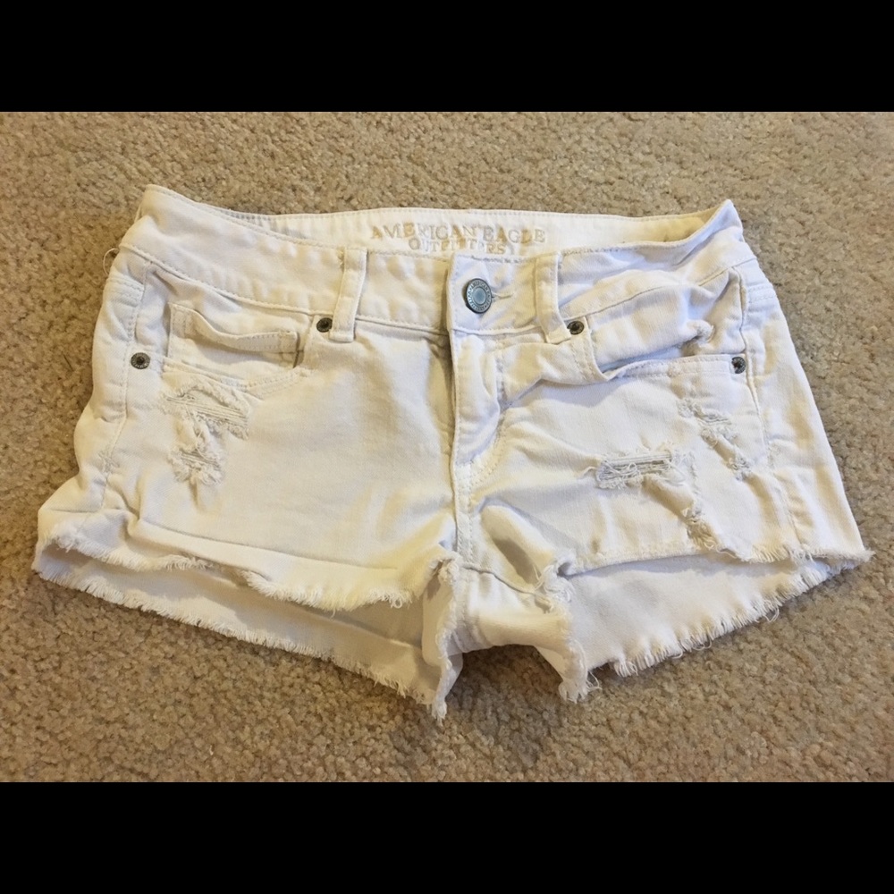 White American Eagle Denim Shorts